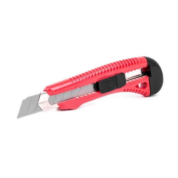 Нож прорезной усиленный с отломным лезвием 18 мм.