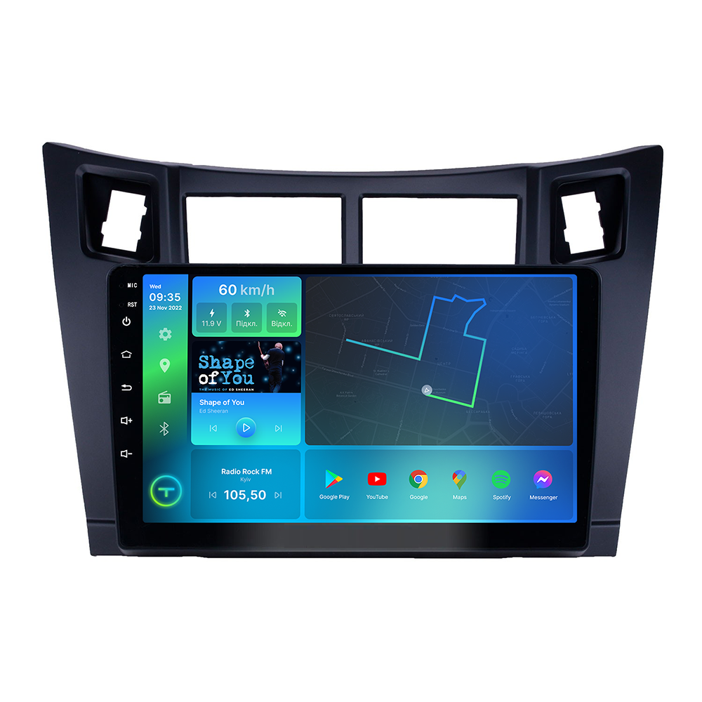 Штатна магнітола Torssen Toyota Yaris Vios 05-11 F9332 4G Carplay DSP