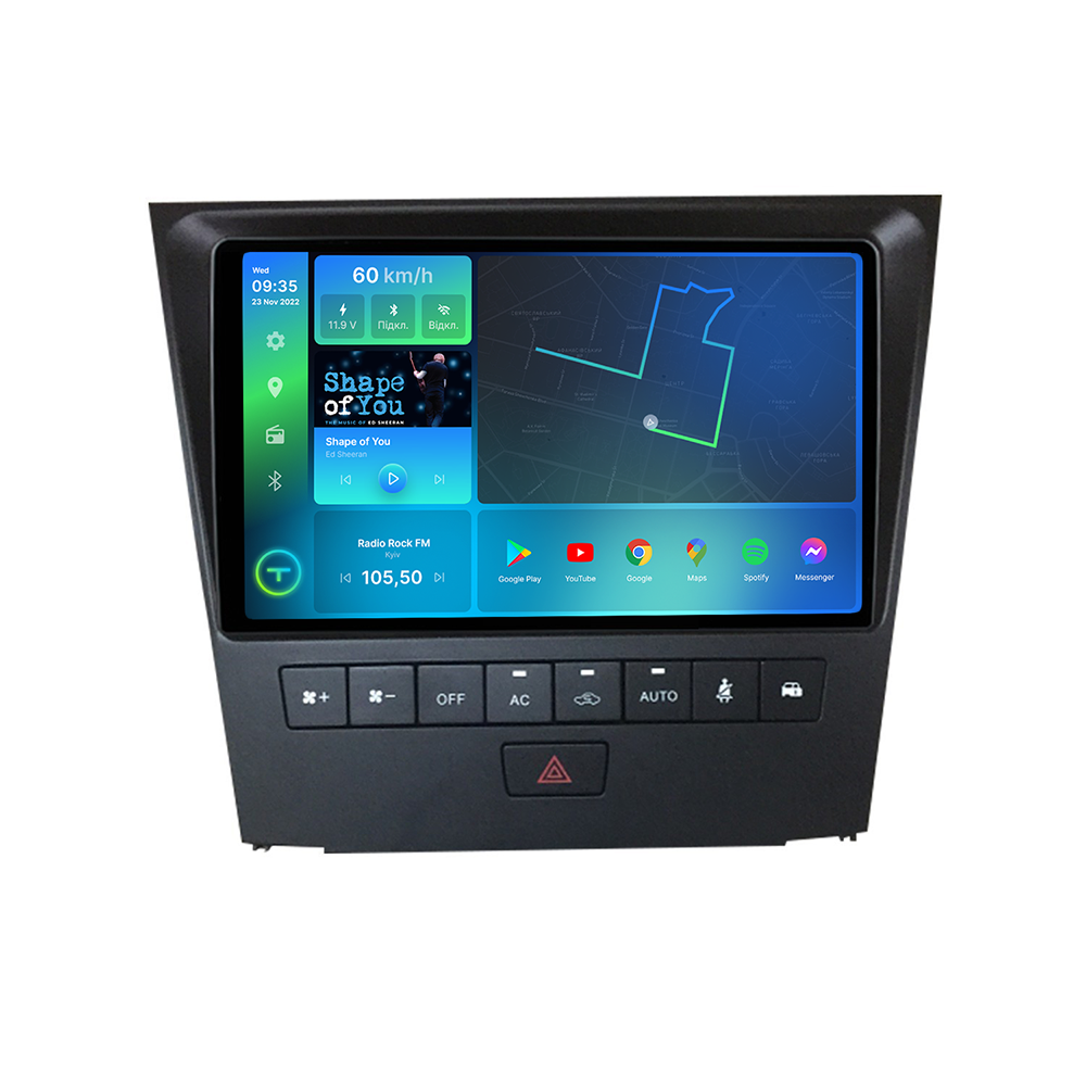 Штатна магнітола Torssen 2K Lexus GS300 S190/GS350 04-11 F98256 4G Carplay DSP
