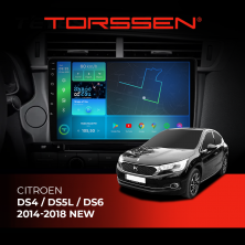 Штатная магнитола Torssen Citroen DS4 / DS5L / DS6 2014-2018 NEW F9464 4G Carplay DSP
