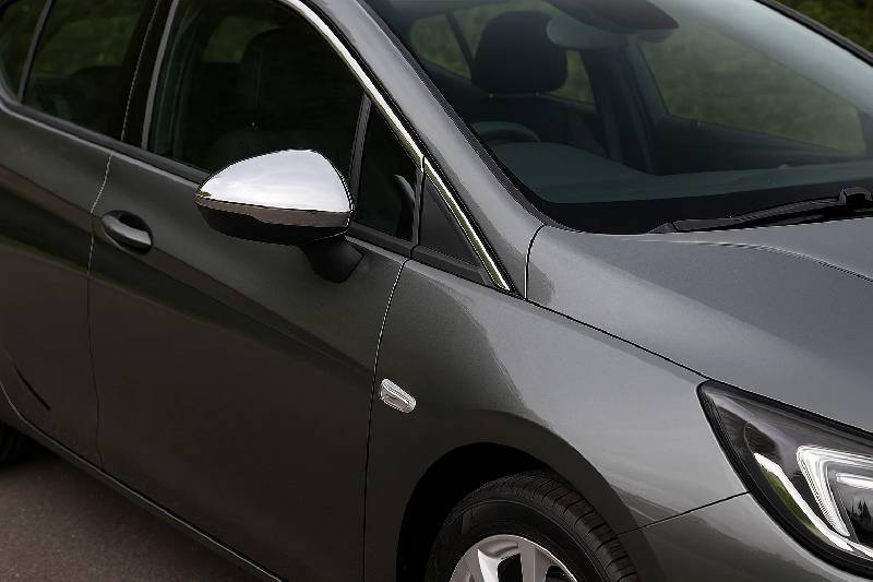 Накладка на дзеркала (2 шт, нерж.) Opel Astra K 2016-2021 рр.