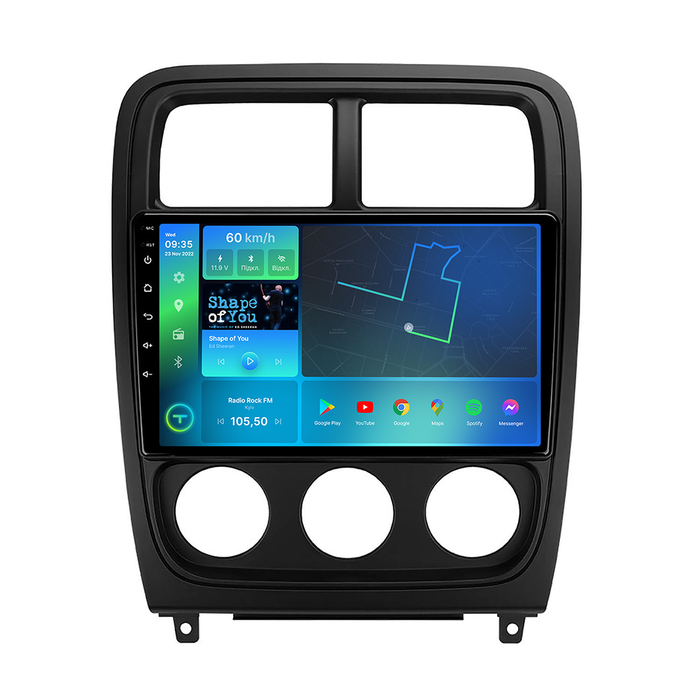 Штатна магнітола Torssen Dodge Caliber PM (2009-2013) F9232 4G Carplay DSP