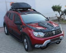 Комплект накладок на капот DRAGON (3 шт) Dacia Duster 2018-2024 рр.