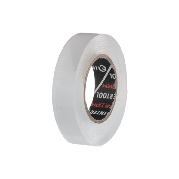 Лента клейкая двухсторонняя POWER FIX, 15 мм*2 м*1 мм, прозрачная, акрил, STORM