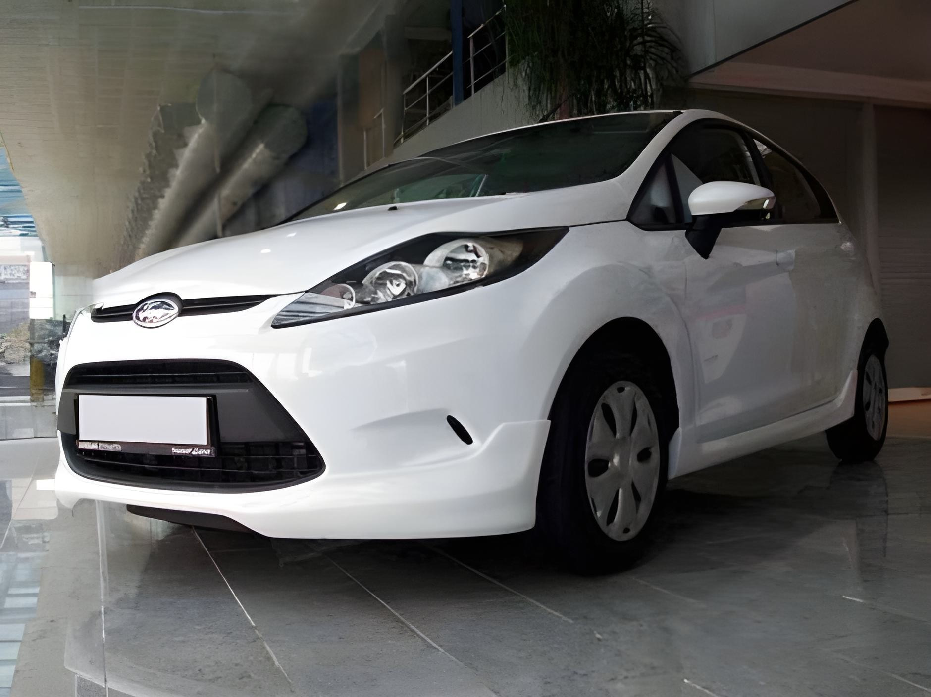 Накладка на передній бампер 2008-2013 (під фарбування) для Ford Fiesta рр