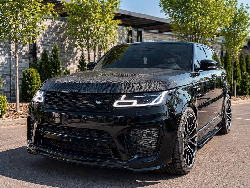 Капот SVR (Карбон) Range Rover Sport 2014-2022 рр.