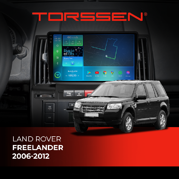 Штатна магнітола 2K Torssen Land Rover Freelander 06-12 F9232 4G Carplay DSP