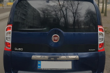 Накладка на стопи (2 шт, нерж.) Fiat Fiorino/Qubo 2008-2024 рр.