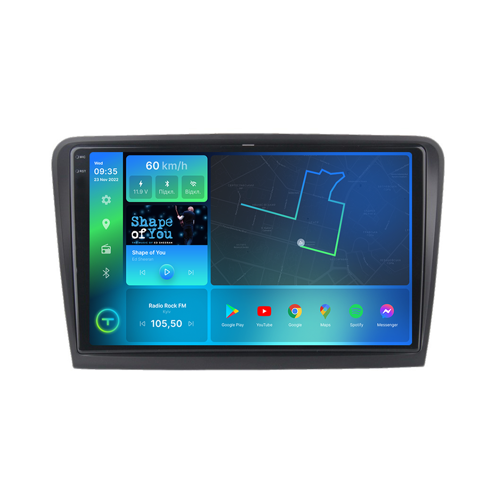 Штатна магнітола Torssen 2K Skoda Superb 16+ F108256 4G Carplay DSP