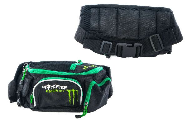 Сумка (черно-зеленая, на пояс) MONSTER ENERGY