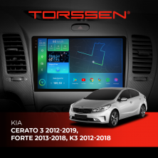 Штатна магнітола Torssen 2K Kia Cerato 3 12-19,Forte 13-18,K3 12-18 F9432 4G Carplay DSP
