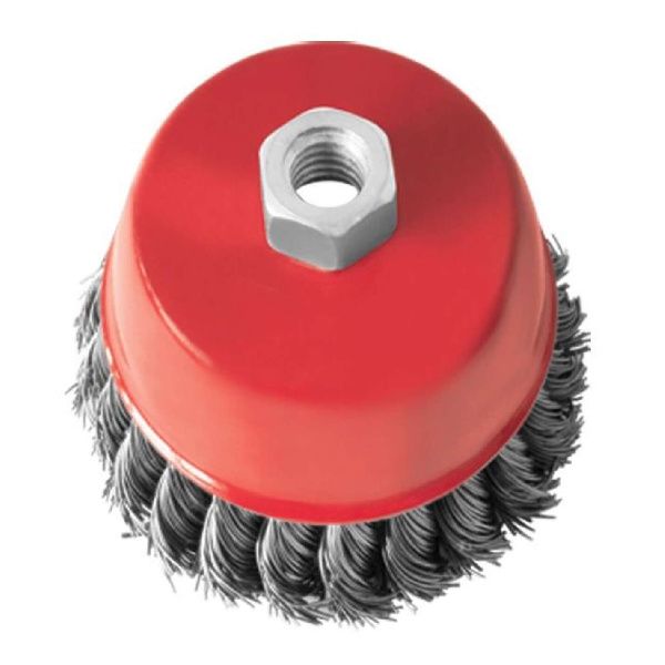 Щетка чашечная 65 мм, для КШМ, М14 (пучки крученой проволоки)