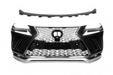Бампер з решіткою в рестайлінг дизайні Lexus NX 2014-2021 рр.