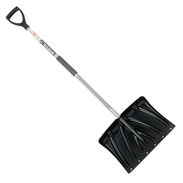 Лопата для прибирання снігу 460 * 340мм з Z-подібною ручкою 1080 мм INTERTOOL