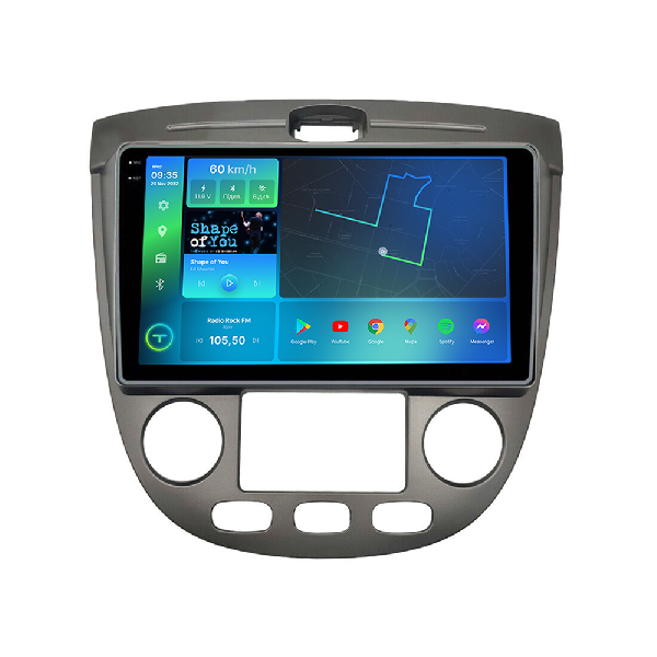 Штатна магнітола Torssen 2K Chevrolet Lacetti 04-13 climate silver F106128 4G Carplay DSP