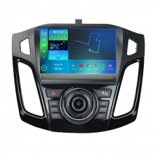 Штатна магнітола 2K Torssen Ford Focus 12-17 чорний глянець з кнопками TOP F9332 4G Carplay DSP
