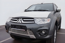 Передня решітка-захист Mitsubishi Pajero Sport 2008-2015 рр.