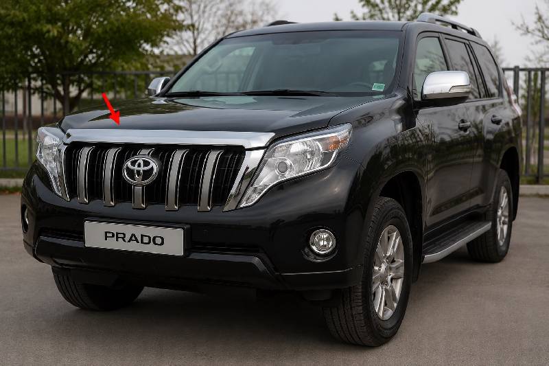 Кромка капота (2013-2017) Toyota Land Cruiser Prado 150 2009-2023 рр.