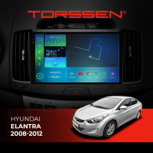 Штатна магнітола Torssen 2K Hyundai Elantra 08-12 FL9 4+64Gb 4G Carplay DSP