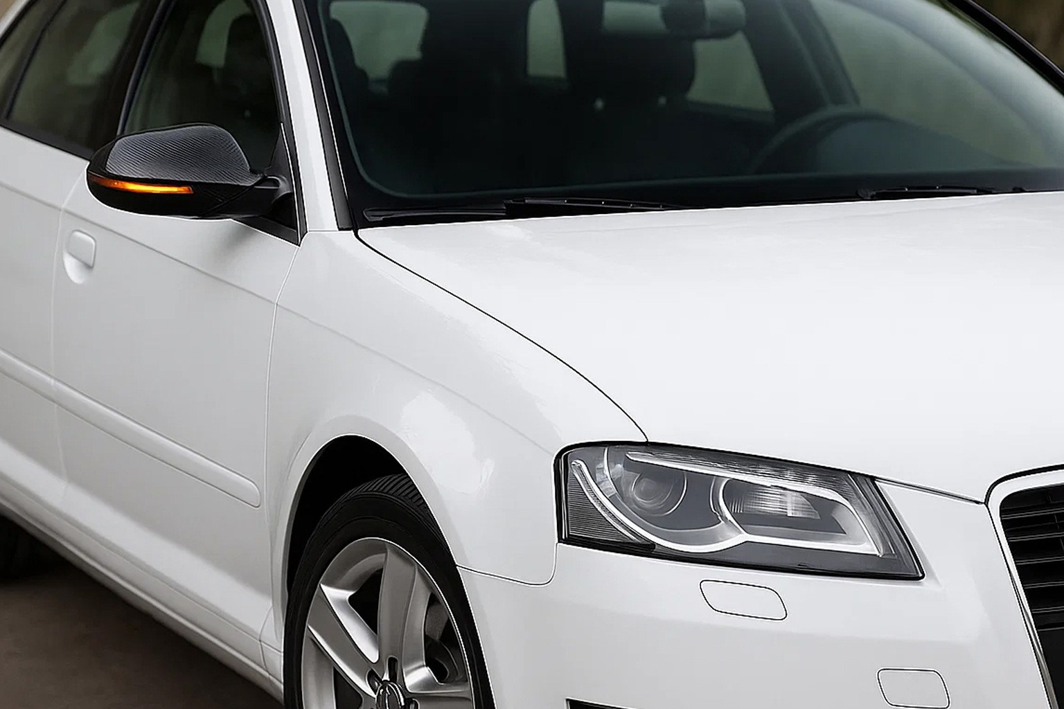 Накладки на дзеркала (2 шт., карбон) для Ауди A5 2007-2015 рр