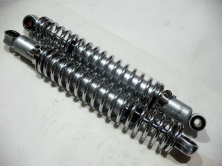 Амортизатори (пара) Zongshen 125/150 334mm, регульовані (хром) FLD