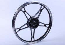 Диск колеса 1,2 * 17 (перед, барабан) (легкосплавный, черный) Delta AMG