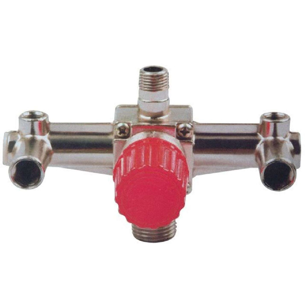 Контрольно-распределительный блок компрессора с регулятором давления INTERTOOL