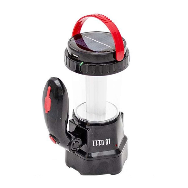 Фонарь аккумуляторный 1LED 1W + 12 LED INTERTOOL