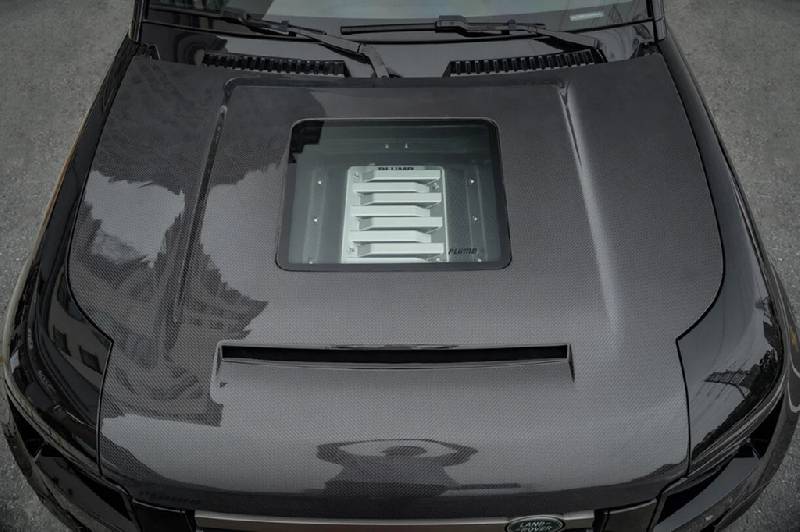Карбоновий капот (з скляним отвором) Land Rover Defender 2019- рр.