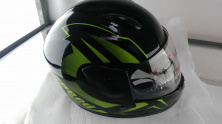 Шолом дитячий інтеграл (mod: F2-801) (size XS, BLACK/Neon yellow) ST