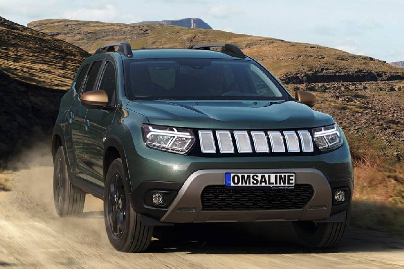 Передня решітка (сіра) Dacia Duster 2018-2024 рр.