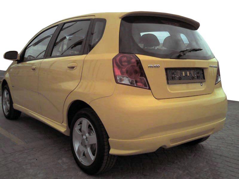 Спойлер (під фарбування) Chevrolet Aveo T200 2002-2008 рр.