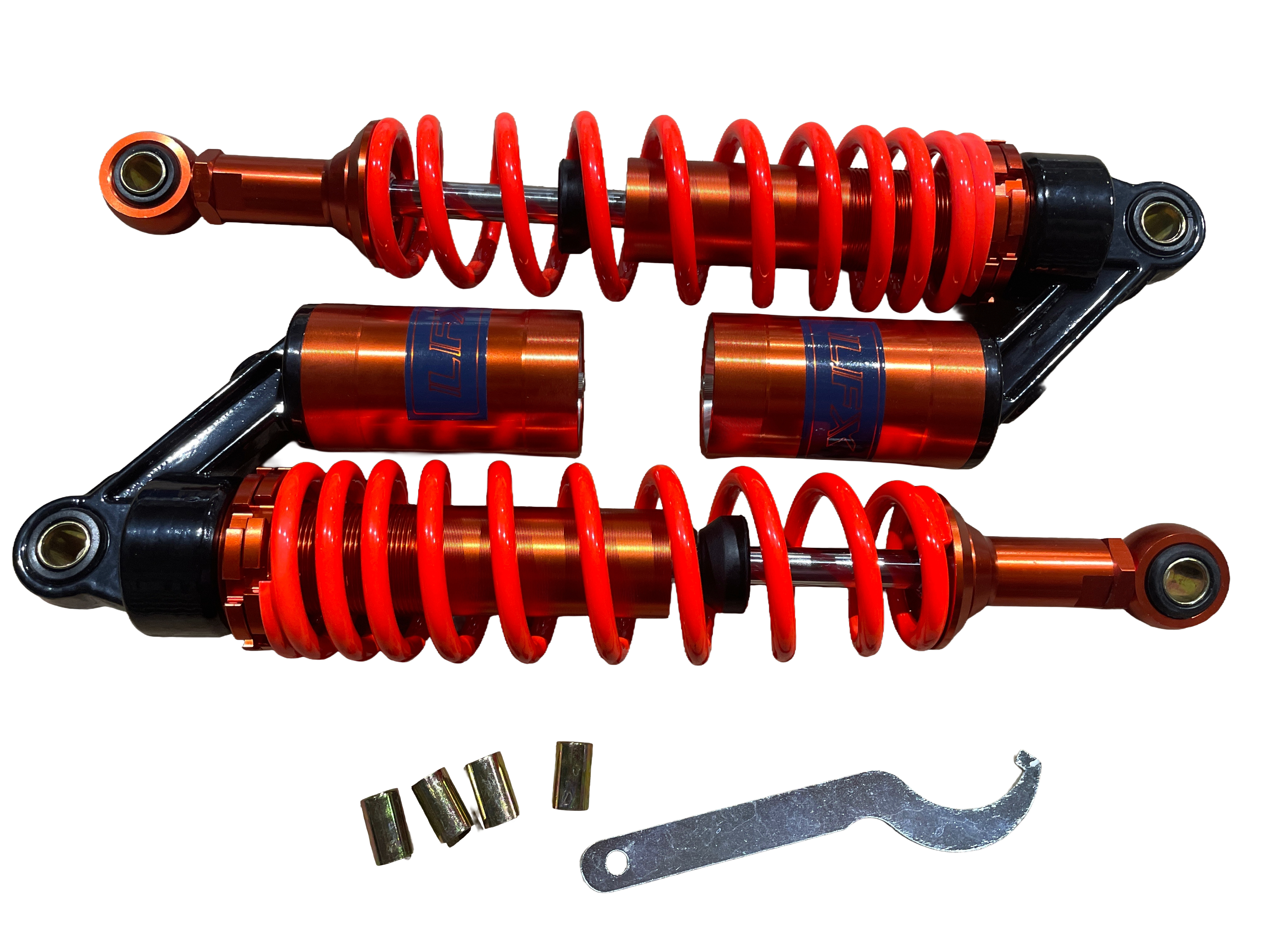 Амортизатори (пара) Delta 340mm, газомасляні (помаранчеві) KOMATCU (mod.A)