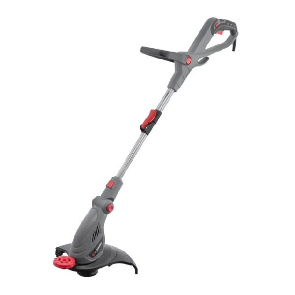 Триммер электрический, 450 Вт, 230 В~50 Гц, 10000 об/мин, диаметр вращения лески 300 мм, регулировка длины штанги/положение косильной головки