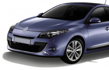 Накладка на передній бампер 2013-2016 (HB, нерж) Renault Megane III 2009-2016 рр.