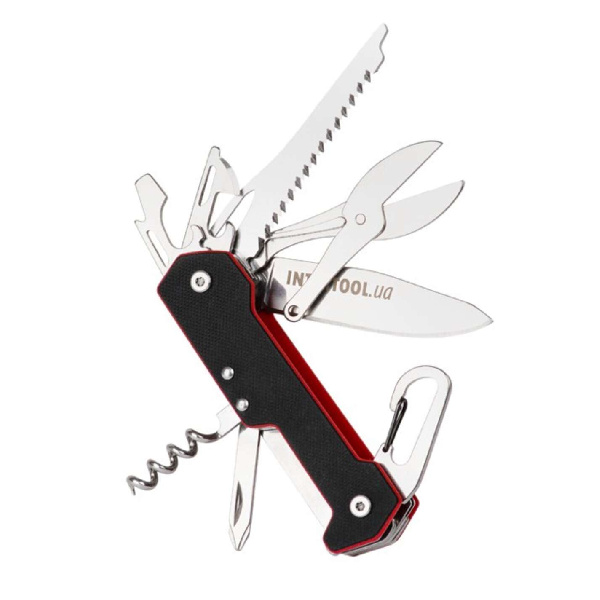 Нож складной 165 мм, 9 элементов. INTERTOOL