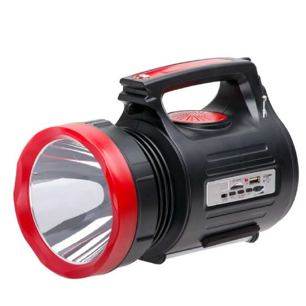 Фонарь аккумуляторный 1LED 5W + 22 SMD INTERTOOL