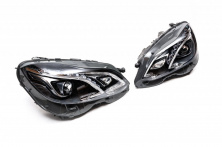 Передні фари (2 шт., рестайлінг, з блоками) Mercedes E-сlass W212 2009-2016 рр.