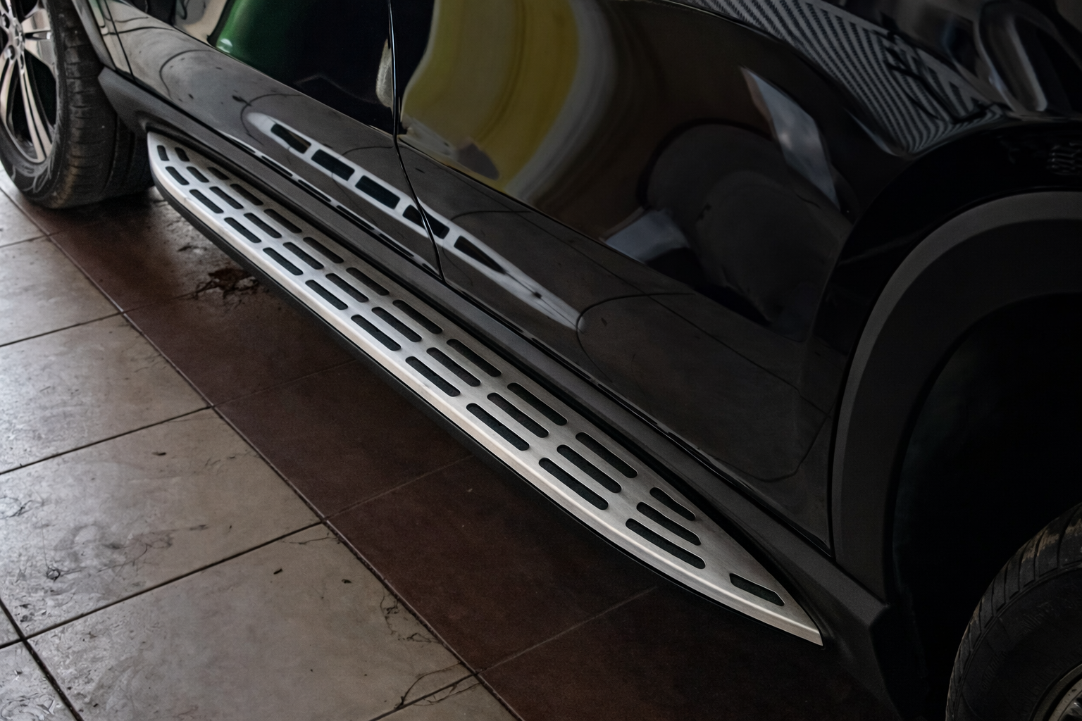 Бокові пороги (2 шт, OEM) для Mercedes GLE W167 2018- рр