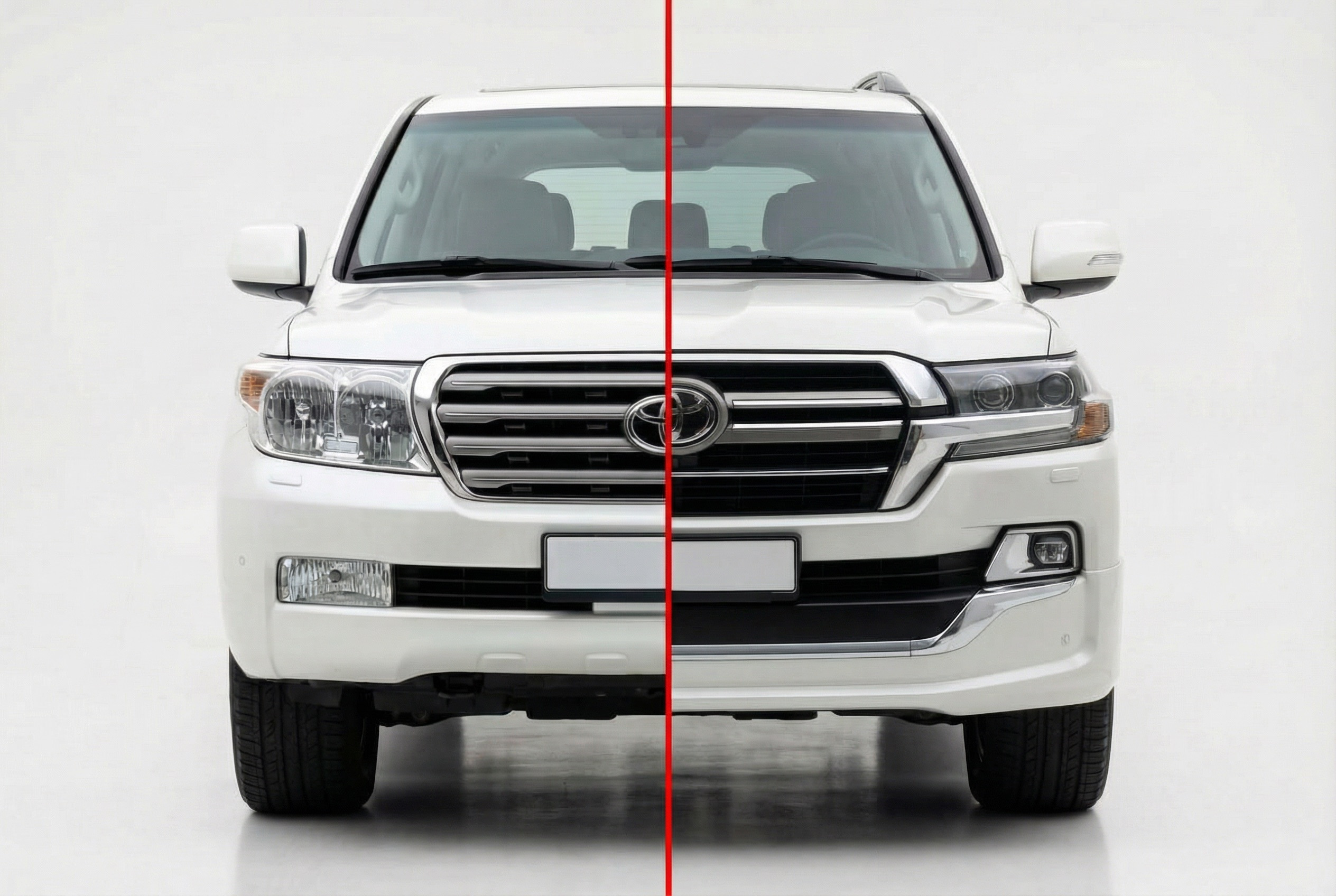 Комплект рестайлінгу з LC200 2008-2015 на 2019 Executive для Toyota Land Cruiser 200 рр