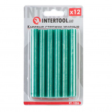 Комплект стержней клеевых зеленых 11,2 мм*100 мм, 12 шт.