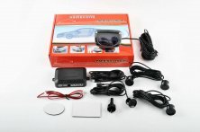 Парктронік mod:LH-813B (датчики чорні 4шт, LCD, штурман, монтажний комплект) KAMEILONG