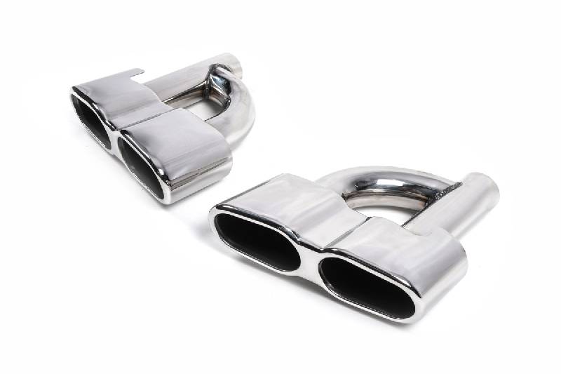 Насадки на глушник AMG C63 Mercedes C-class W204 2007-2015 рр.