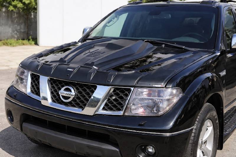 Комплект накладок на капот DRAGON (3 шт) Nissan Navara 2006-2015 рр.