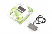 Цифровой вольтметр DC 12V (врезной, прямоугольный, красный) YOUYOU