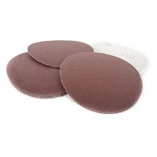 Круг наждачный самоклеящийся 125 мм, бумага класс С, плотность 120 г/м2, К120, уп. 10 ед.