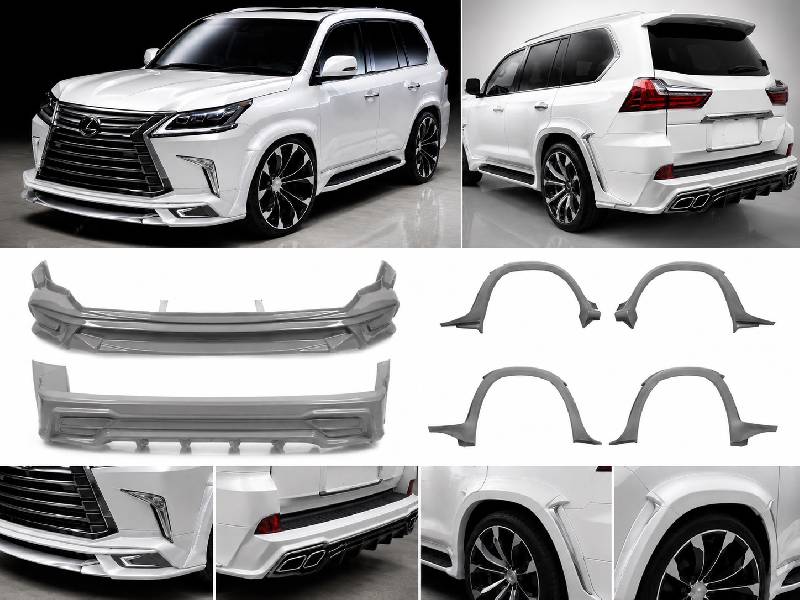 Комплект обвісів (Wald) Під фарбування Lexus LX570/450d 2008-2022 рр.
