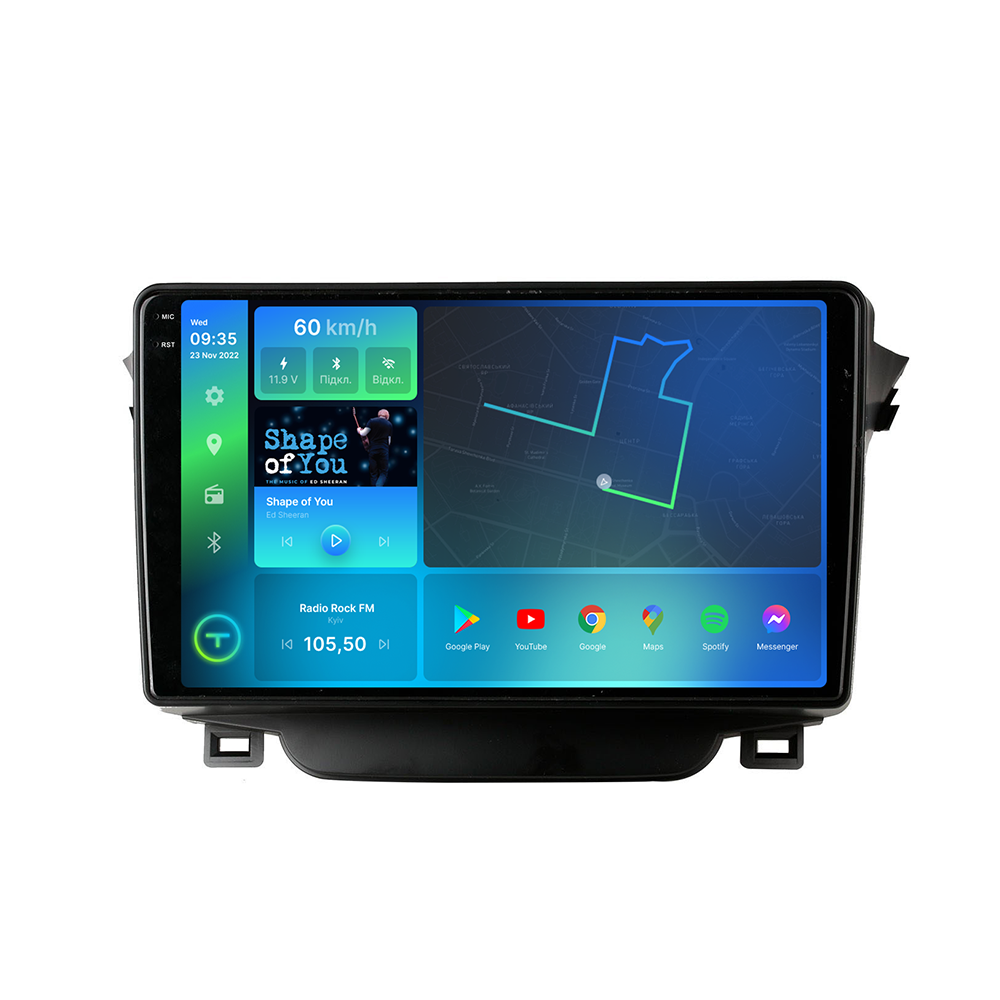 Штатна магнітола Torssen 2K Hyundai I30 12-17/Elantra GT (GD) F9432 4G Carplay DSP