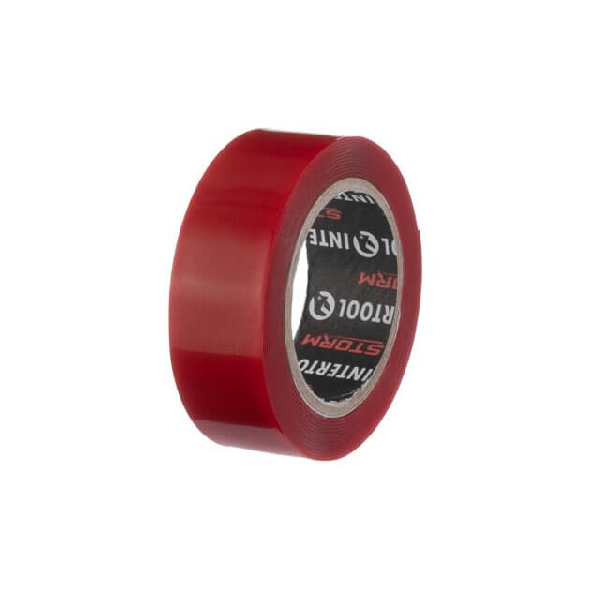 Лента клейкая двусторонняя STRONG FIX, 19 мм*2 м*0,5 мм, прозрачная, акрил, STORM