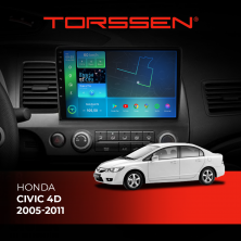 Штатна магнітола Torssen Honda Civic 4D 2005-2011 F9232 4G